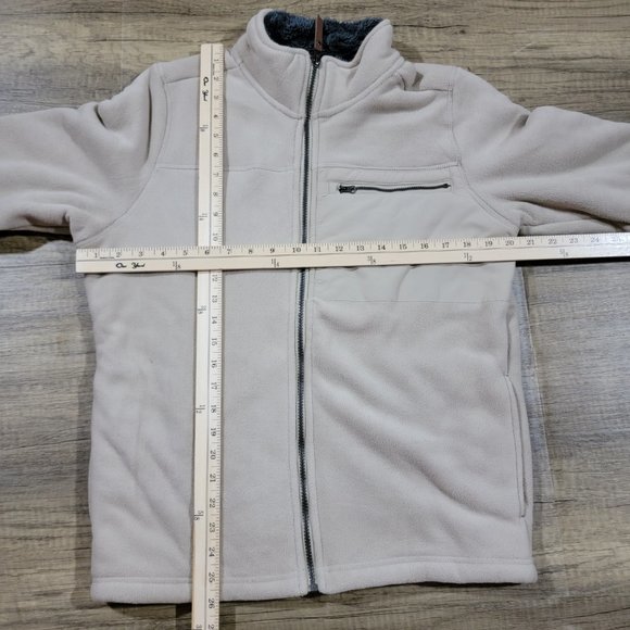 Charles River Apparel Womens Jamestown Fleece Jacket Sand Sz M 5973 - Picture 7 of 8